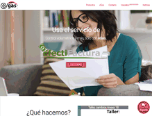 Tablet Screenshot of egas.com.mx